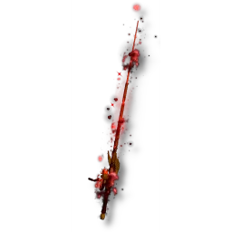 Scarlet Spincaster Rod